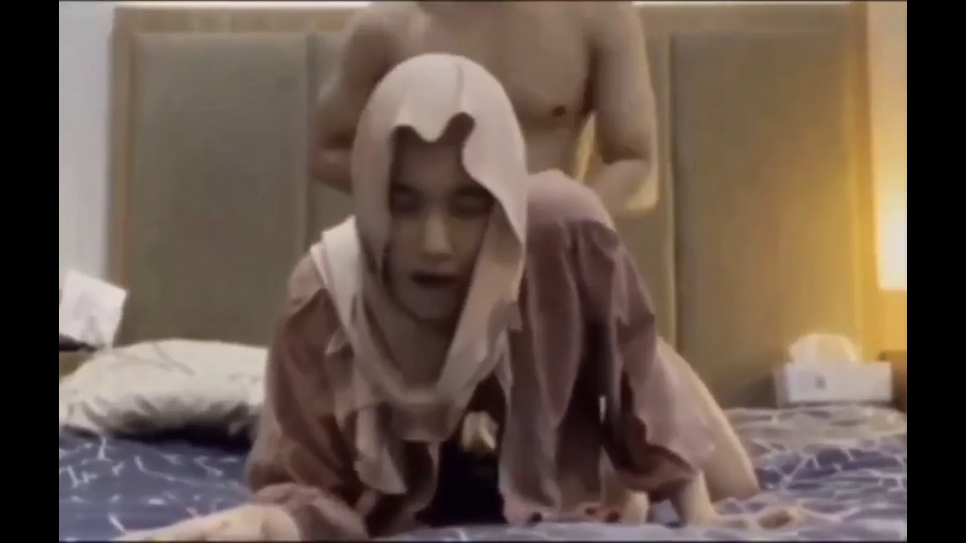 malay hijab coklat main gaya doggy viral