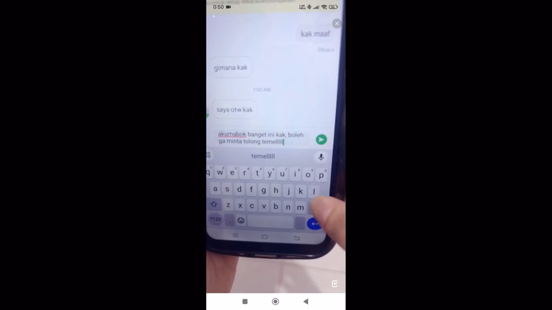 tante prank driver ojol full percakapan