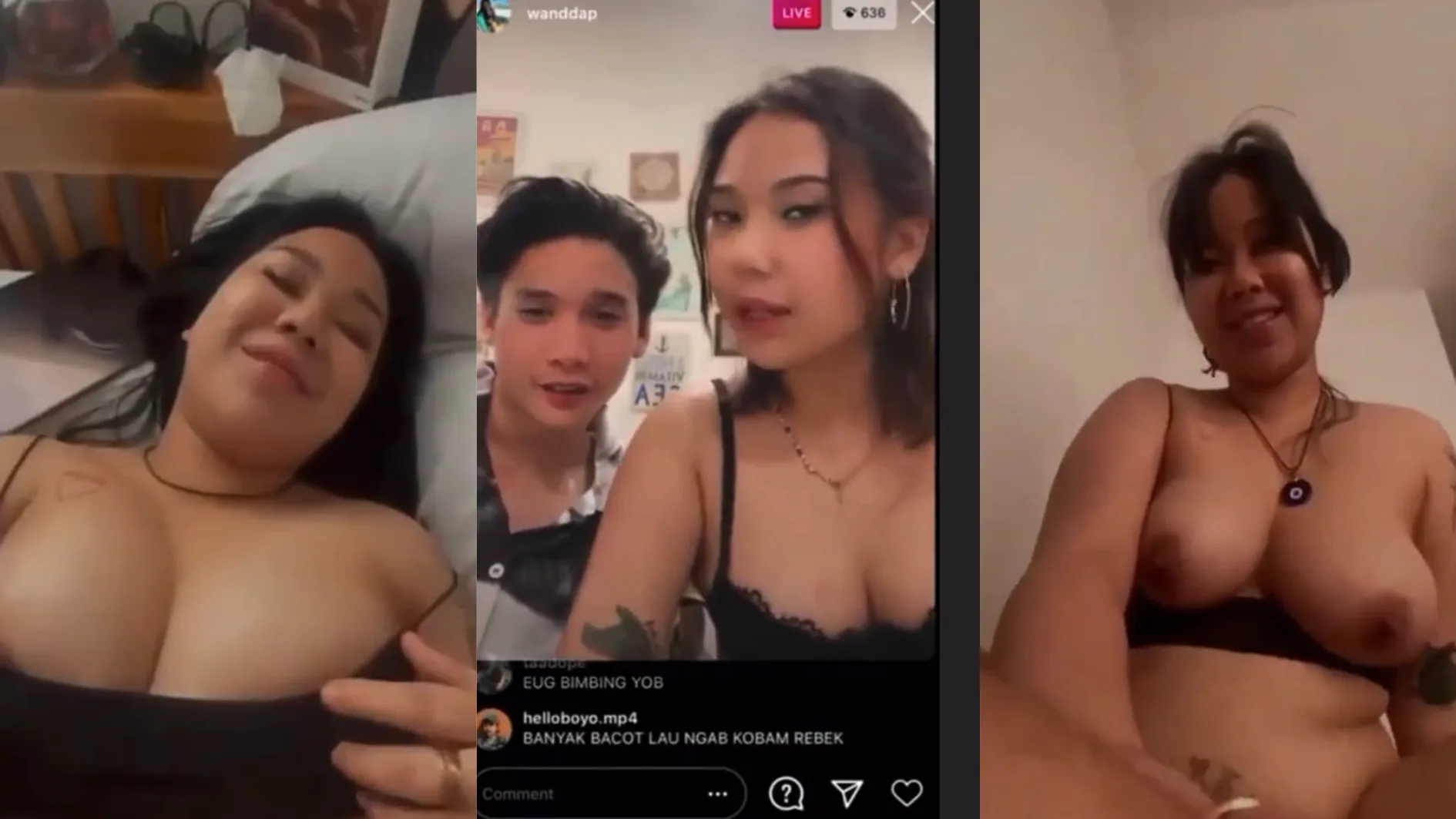 Selebgram Live Sama Temen Berujung Ngentot