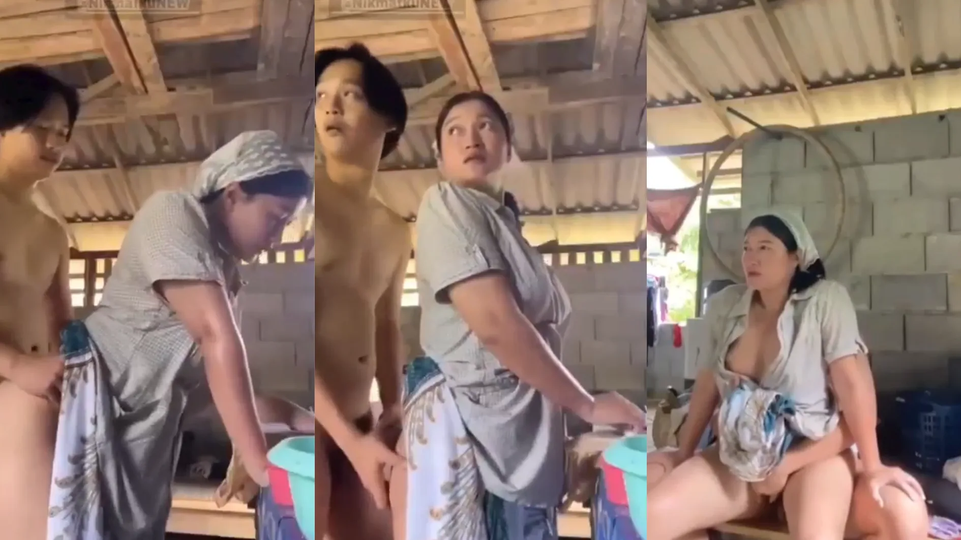 Ngentotin Mama Lagi Masak Hampir Ketahuan