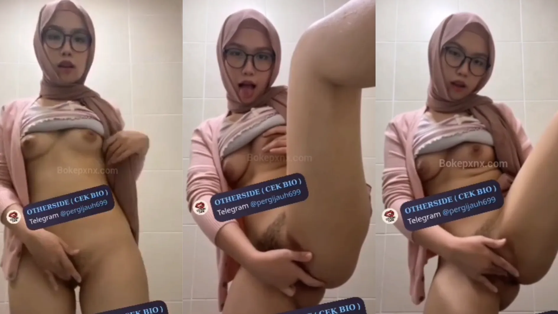 Malay Tudung Kaca Mata Colmek Berdiri