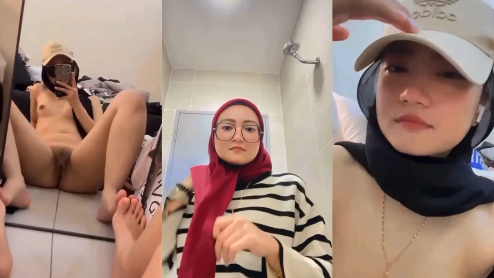 Malay Tudung Merah Kaca Mata Colmek Viral