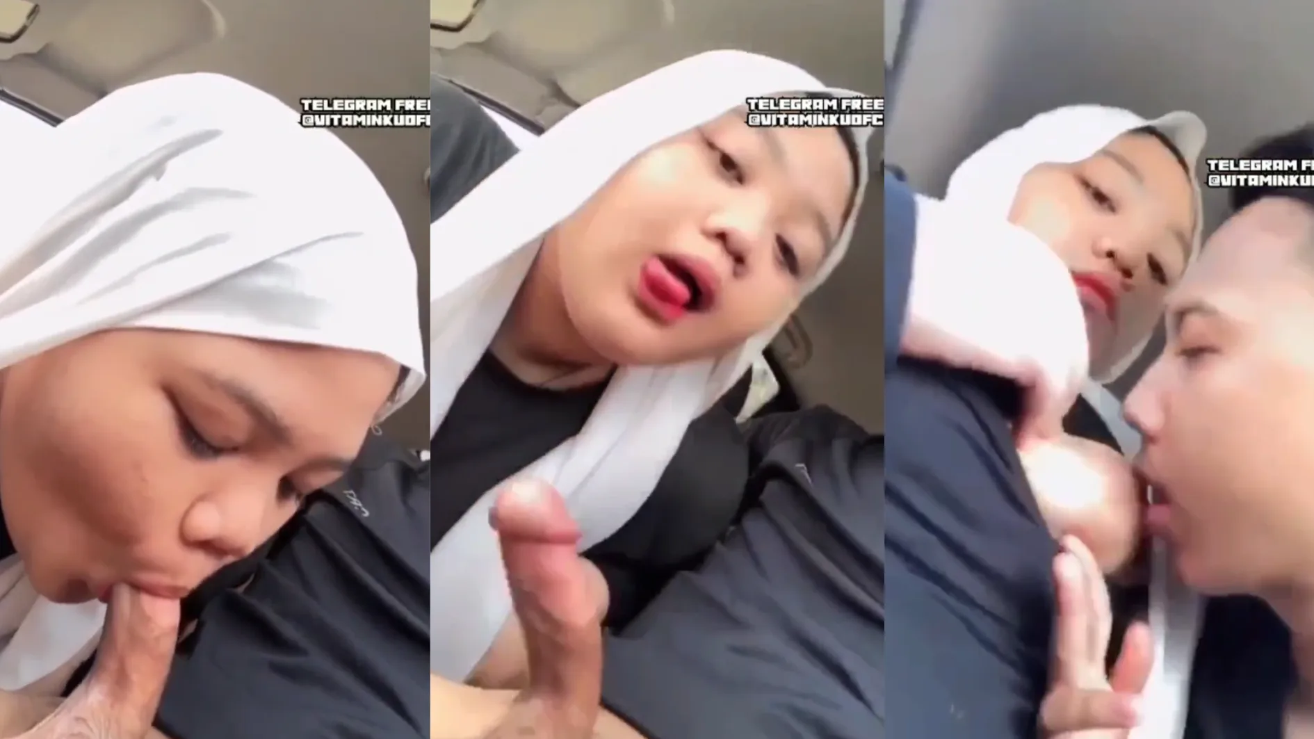Malay Tudung Putih Tobrut Nyepong Di Mobil