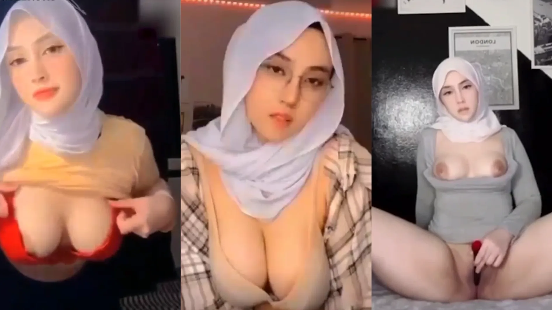 Malay Tudung Putih Tobrut Colmek Pake Dildo