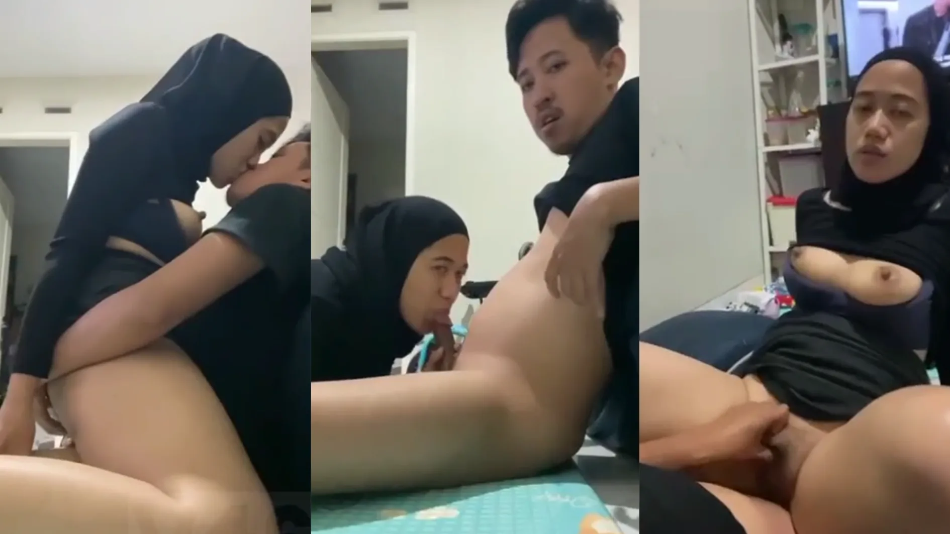 Suami Keluar Kota Isteri Tetangga Pengen Ngentot