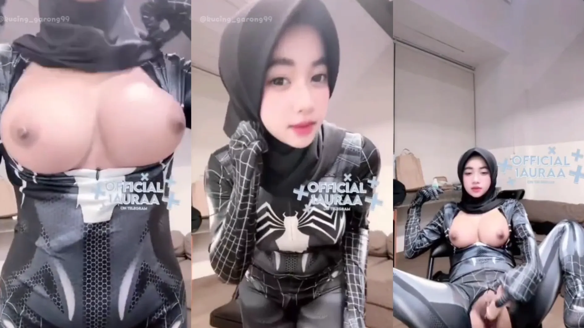 Hijab Laura Cosplay Spiderman Colmek