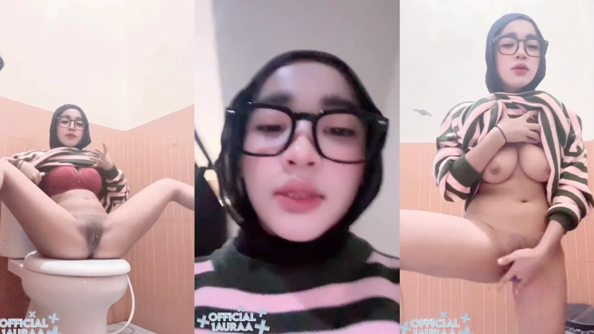 Laura Hijab Update Baru Colmek Di Toilet Umum