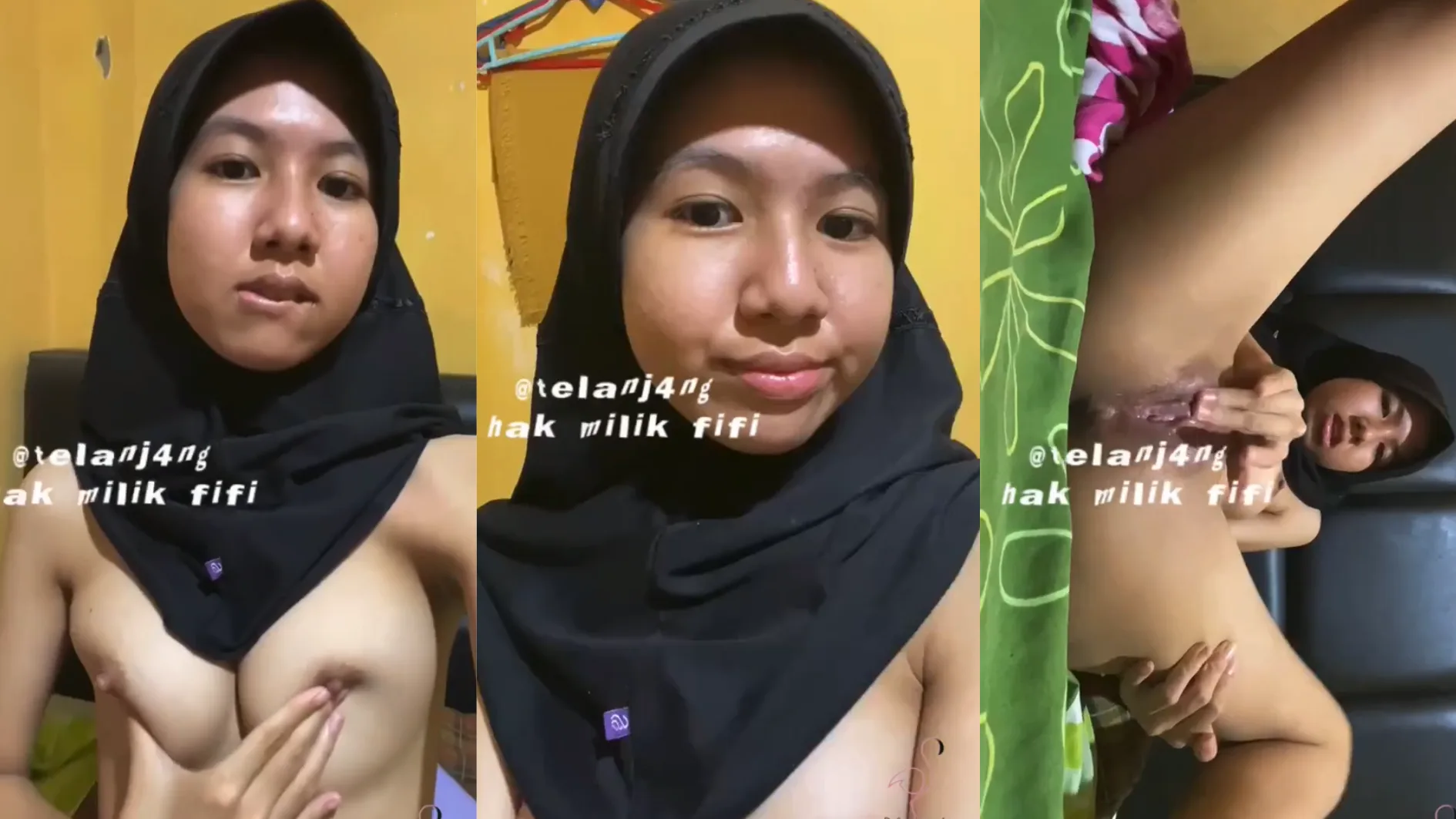 Fifi Versi Hijab Colmekin Memek Coklatnya