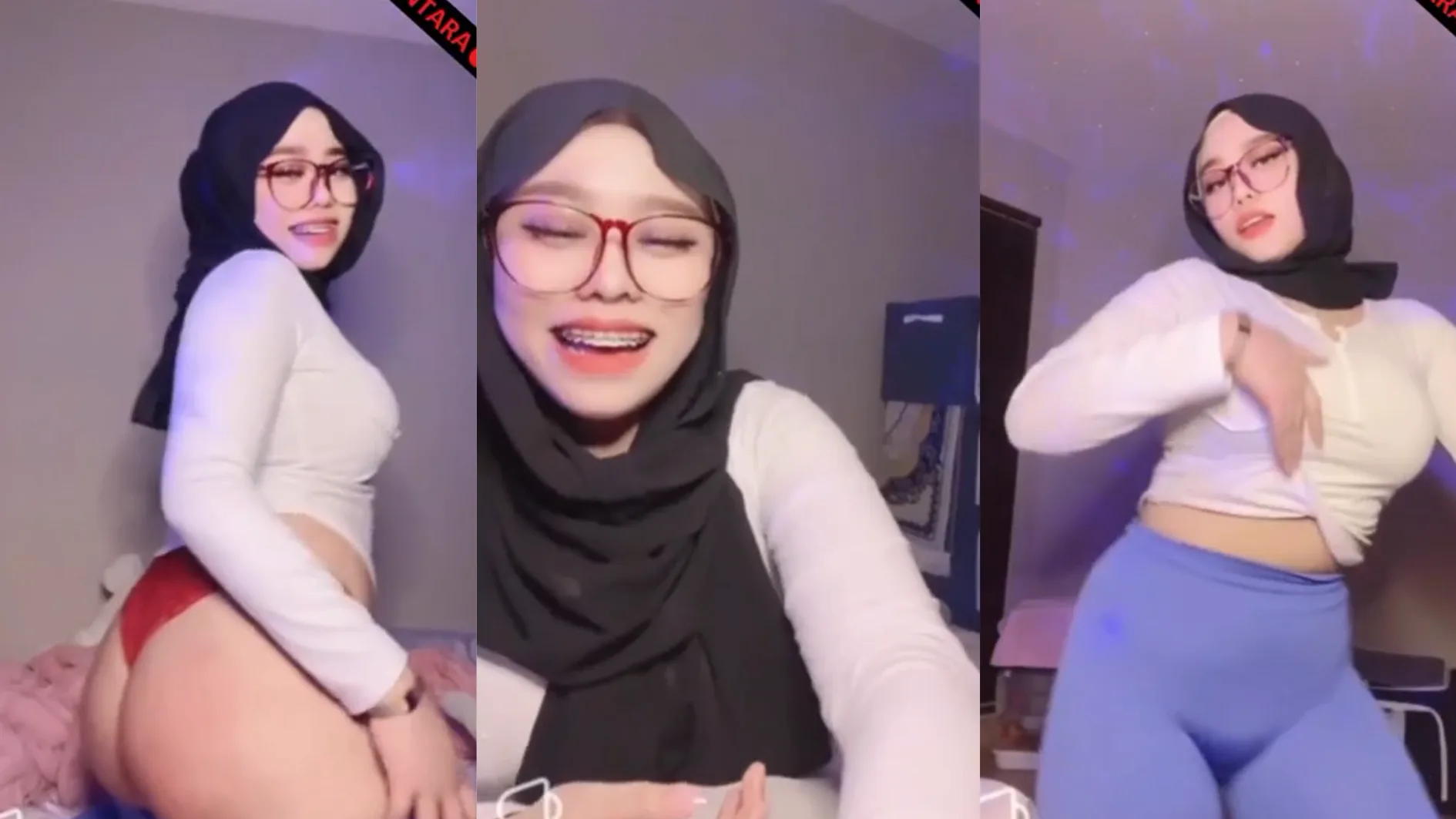 Mira Awek Tudung Kaca Mata Pamer Pantat gede Bulat ke Viewers