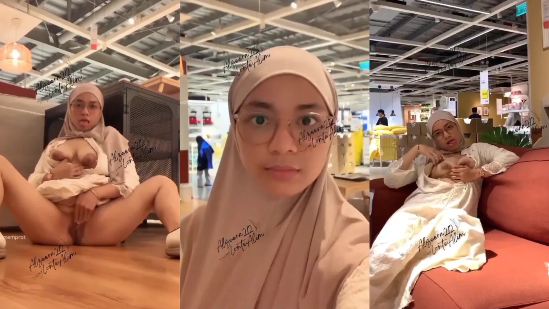 Alzeera Lonte Alim Eksib Di Ikea Yang Lagi Viral