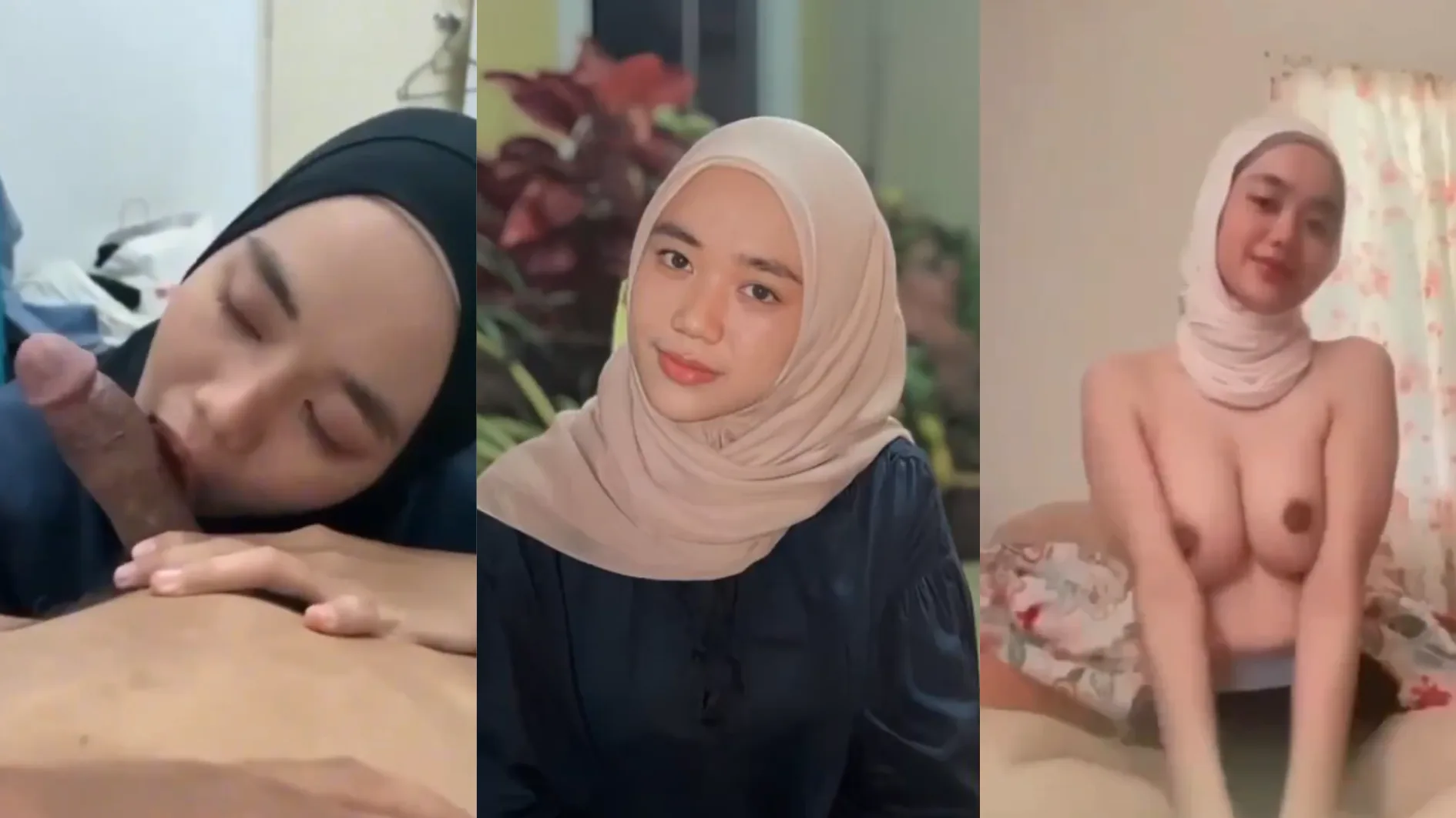 Malay Tudung Cantik Tiktokers Polos Ternyata Rakus Banget Pas Nyepong