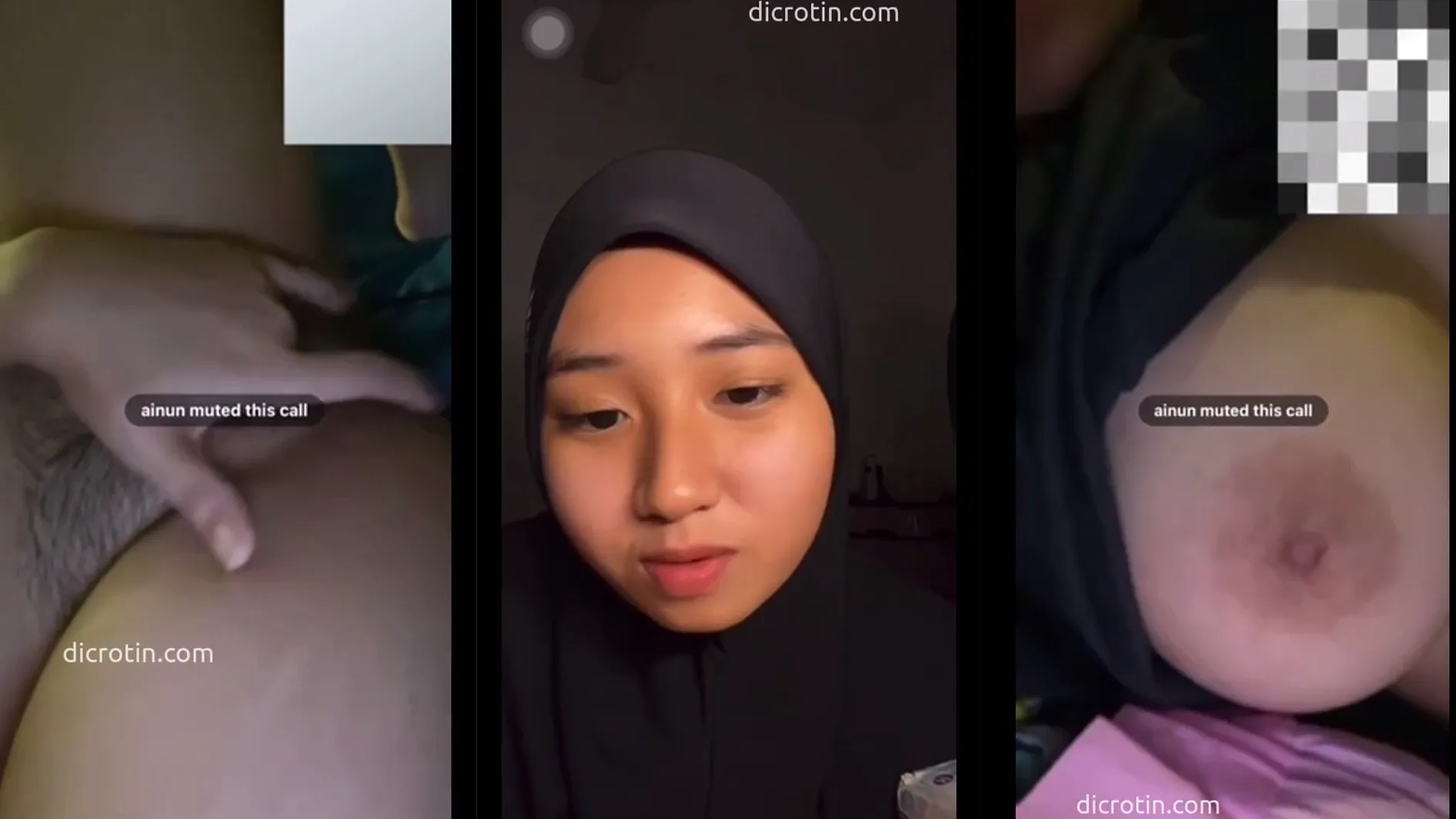 Ainun Malay Tudung Chubby Live Sambil Colmek Percakapan