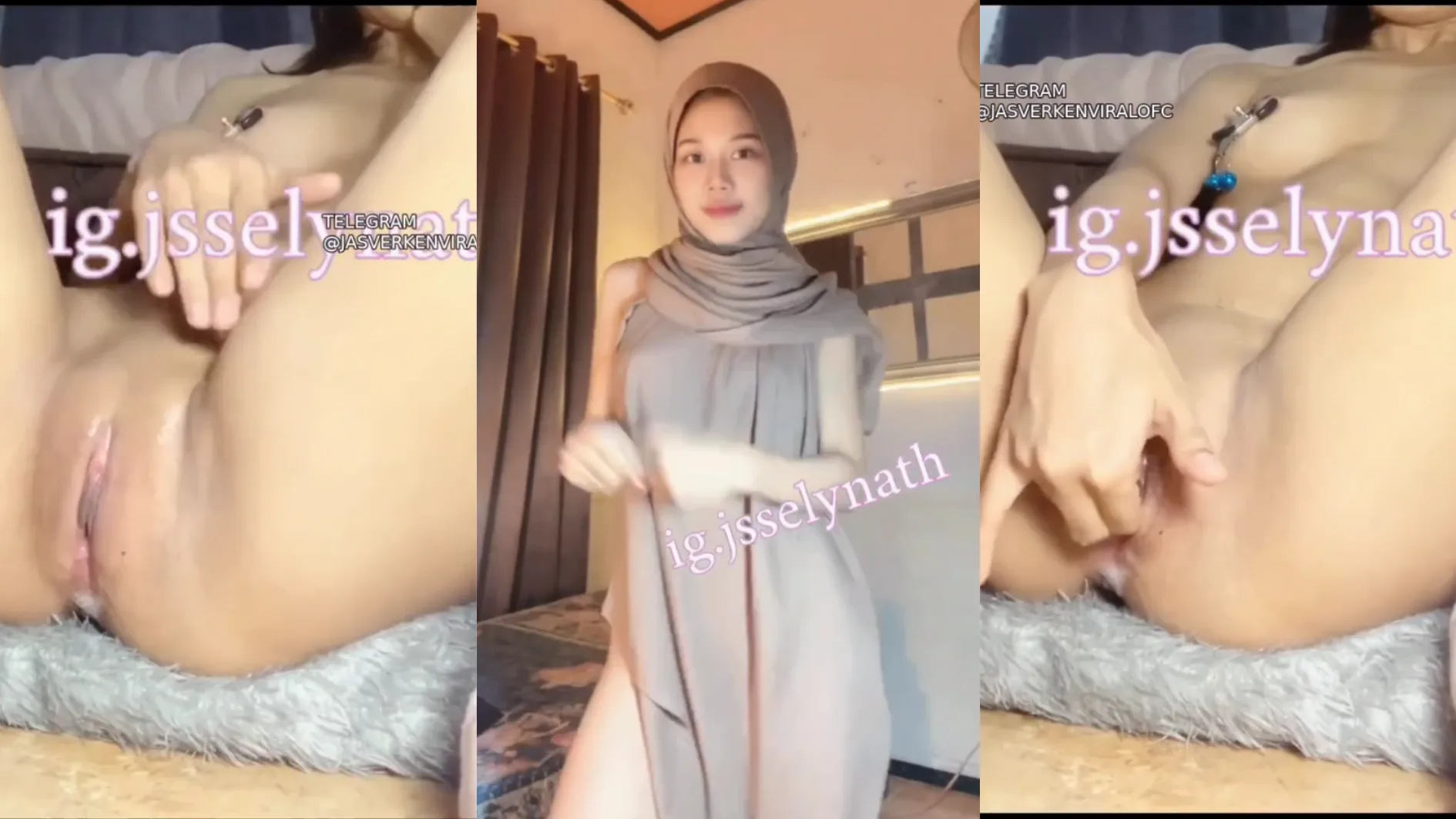 Jsselynath Ukhti Jilbab Cantik Memek Gundul Bersih